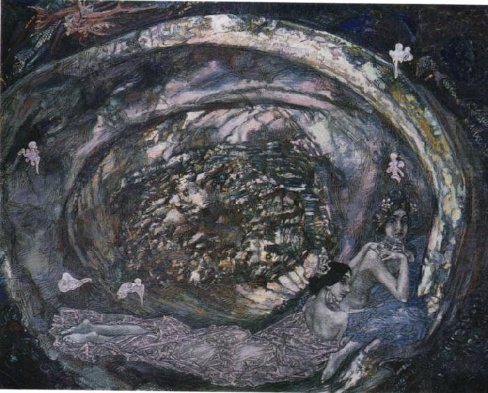 Pearl oyster, Mikhail Vrubel